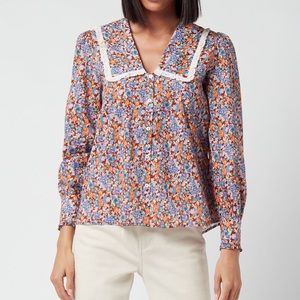 RIXO Mady Long Sleeve Blouse